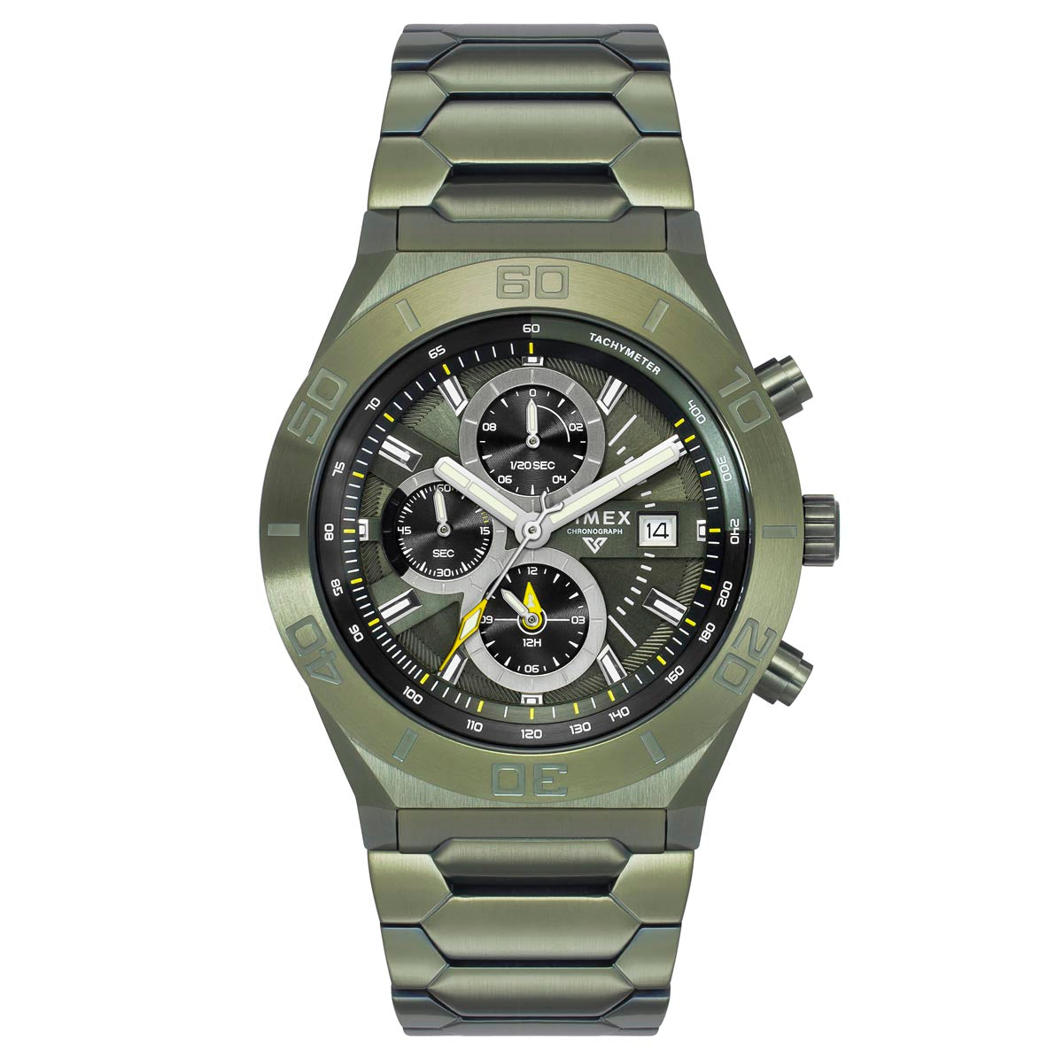 Timex Vector Round 21mm Green Dial Analog Men Watch - TWEG24903