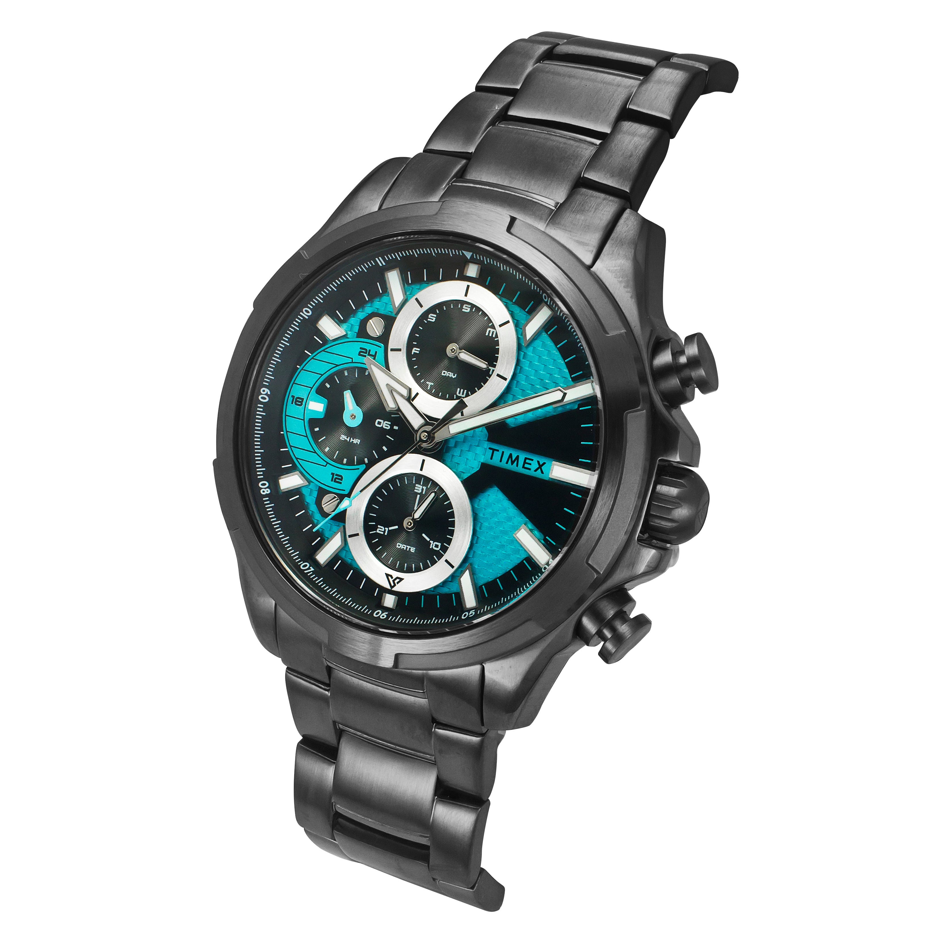 Timex Vector Round 21mm Blue Dial Analog Men Watch - TWEG25002 Watch Timex