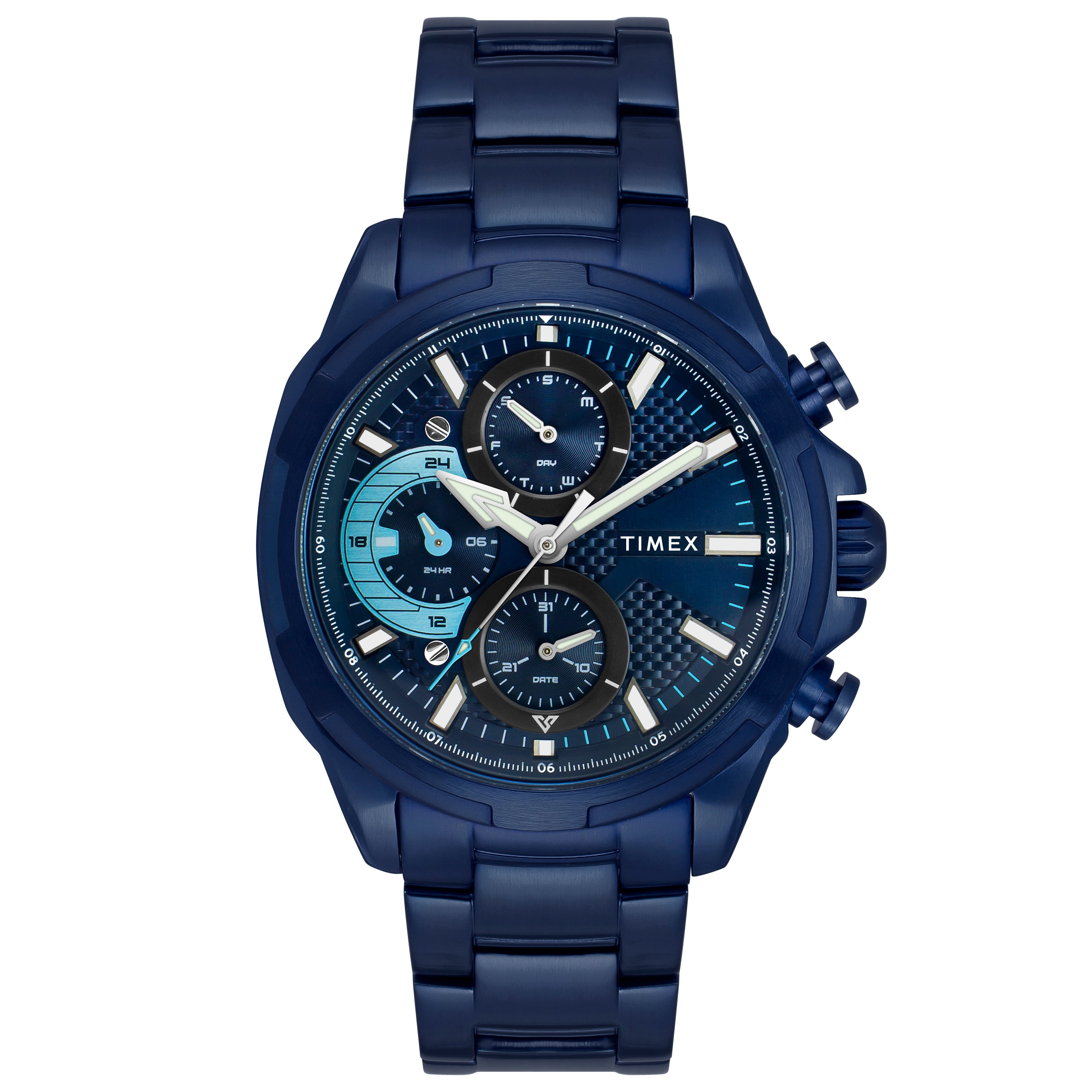 Timex Vector Round 21mm Blue Dial Analog Men Watch - TWEG25003