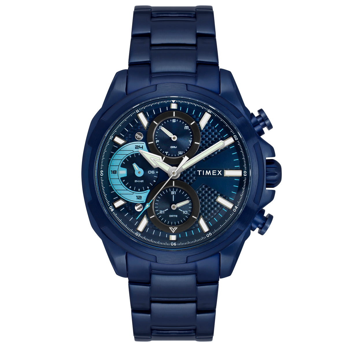 Timex Vector Round 21mm Blue Dial Analog Men Watch - TWEG25003