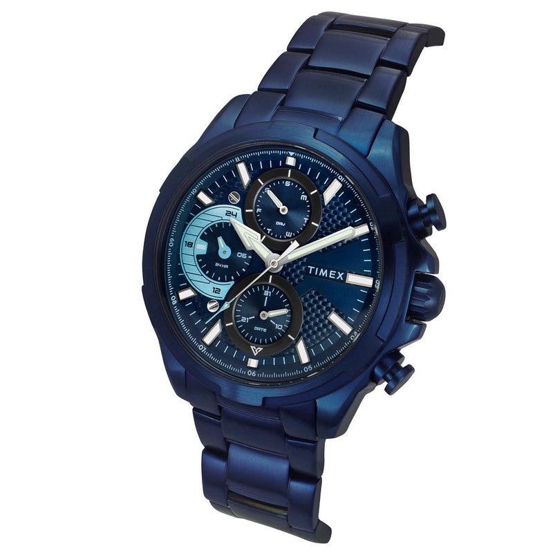 Timex Vector Round 21mm Blue Dial Analog Men Watch - TWEG25003 Watch Timex