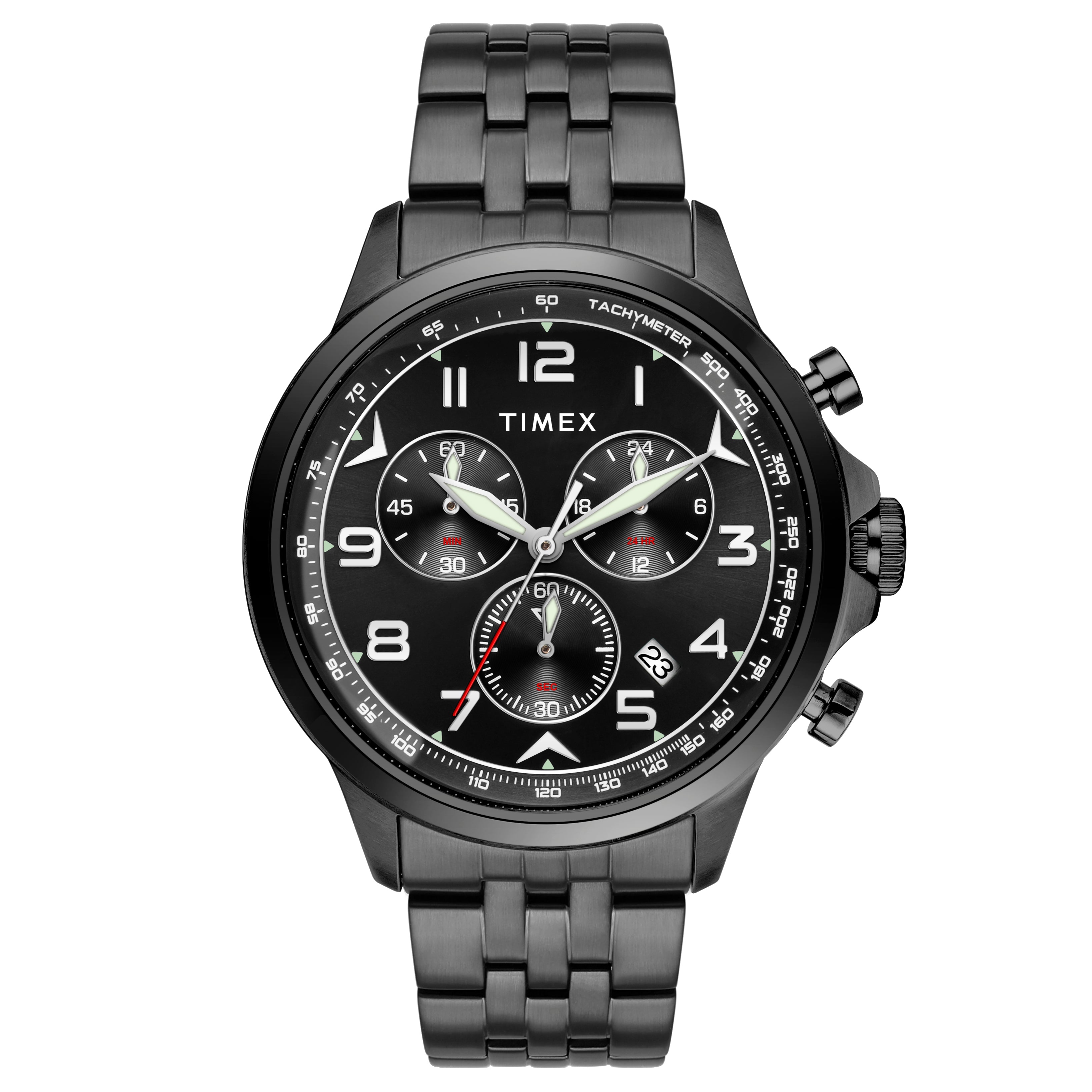 Timex Vector Round 21mm Black Dial Analog Men Watch - TWEG25103 Watch Timex