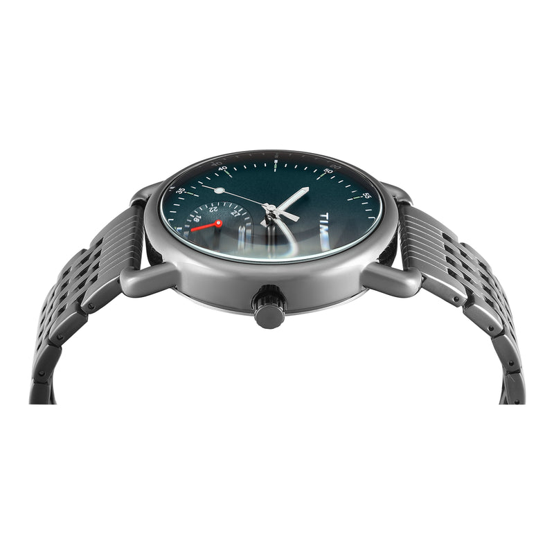 Timex Round 43mm Teal Dial Analog Men Watch - TWEG256SMU01 Watch Timex