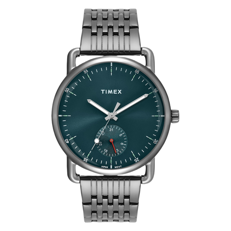 Timex Round 43mm Teal Dial Analog Men Watch - TWEG256SMU01 Watch Timex