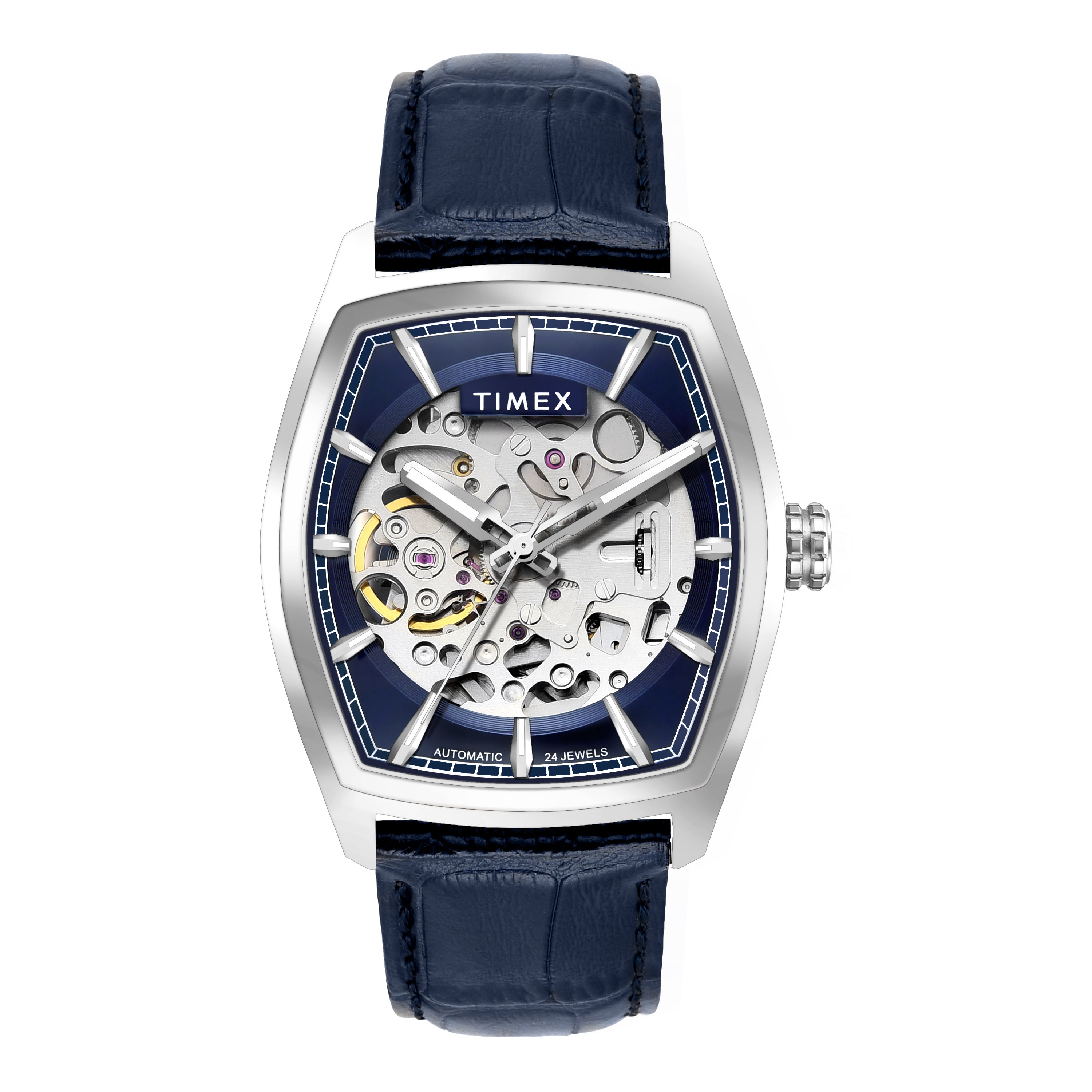 Timex TWEG25901 Silver Men 38.4 mm Rectangle Watch