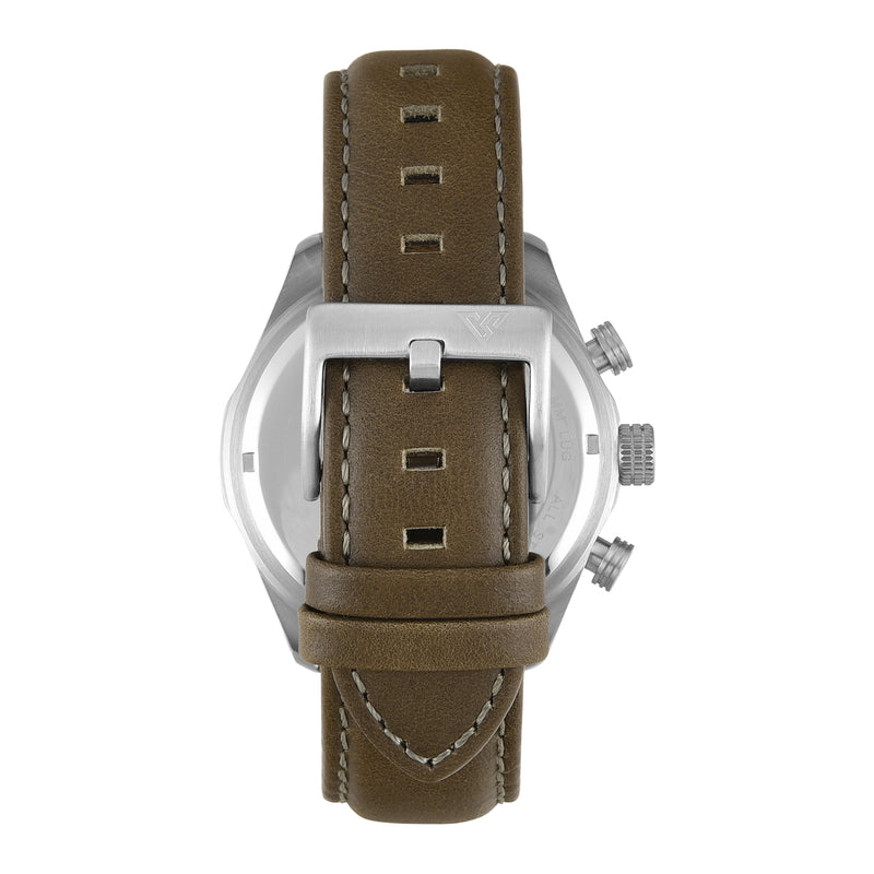 Timex Vector Leather Beige Round Dial Quartz Analog Men Watch Watch Timex