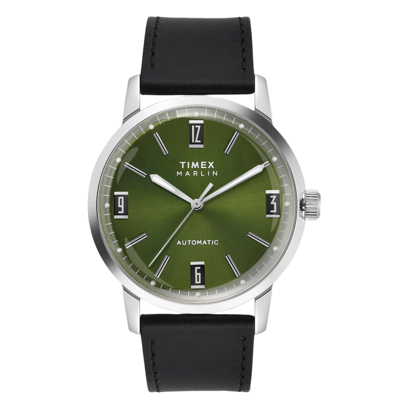 Timex Marlin Round 42mm Green Dial Mechanical Automatic Men Watch - TWEG26700 Watch Timex