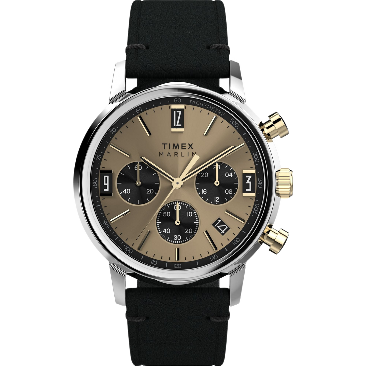 Timex Marlin Champagne Round Quartz Men Watch