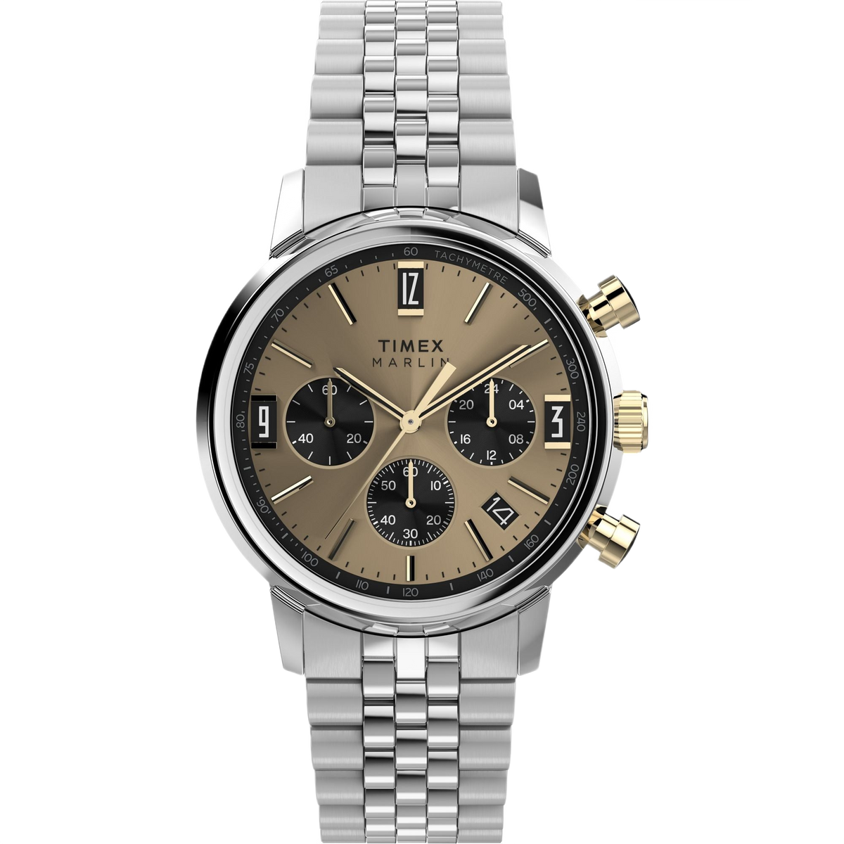 TIMEX Marlin Champagne Round Dial Analog Men's Watch - TWEG26713
