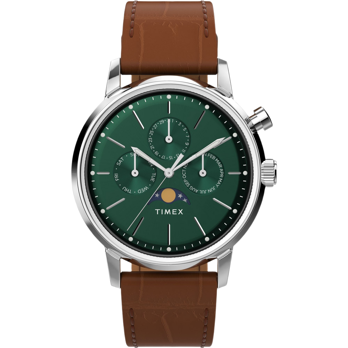 Timex Marlin Green Round Quartz Men Watch Watch Timex