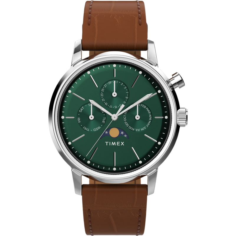 Timex Marlin Green Round Quartz Men Watch Watch Timex