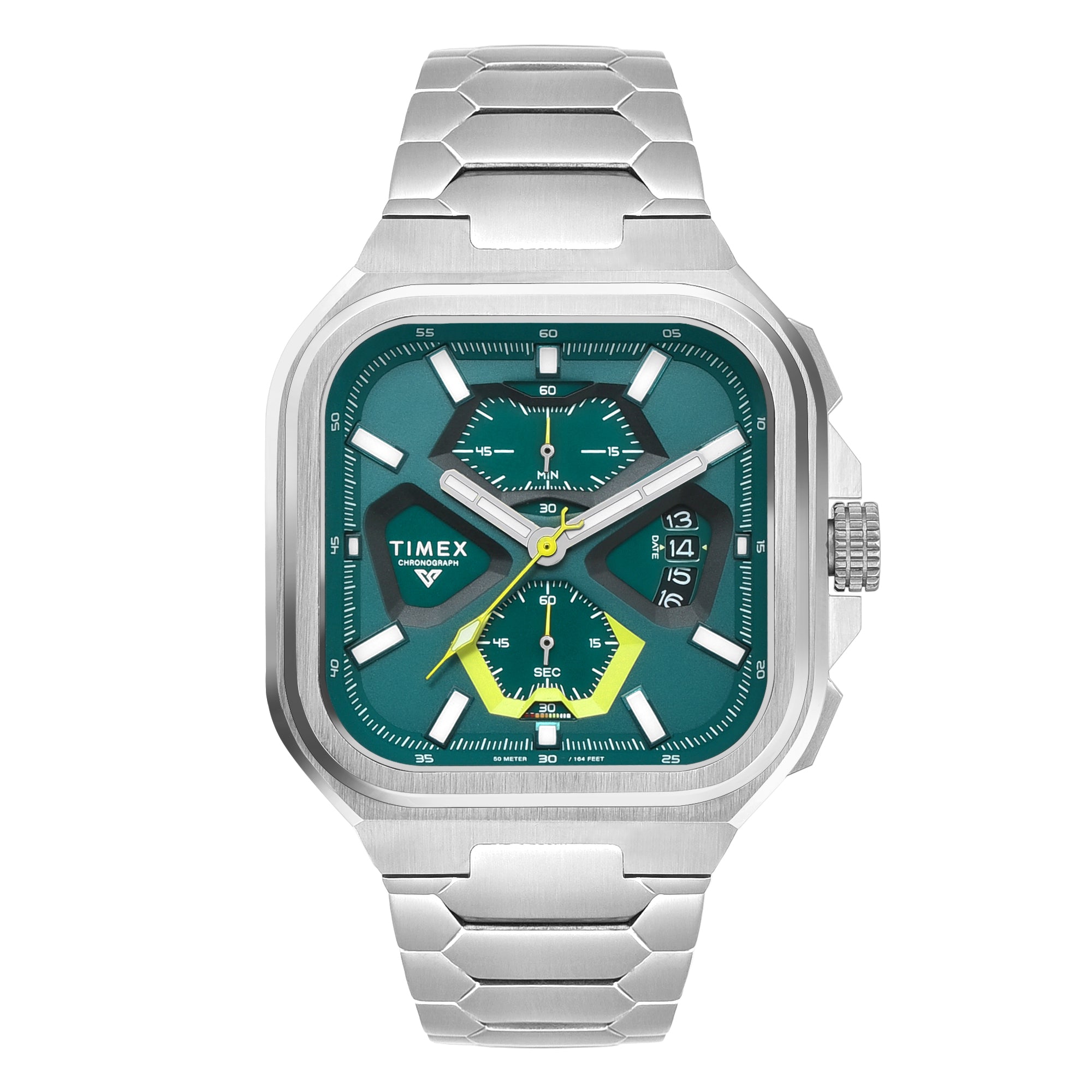 Timex Vector Green Square Quartz Men Watch