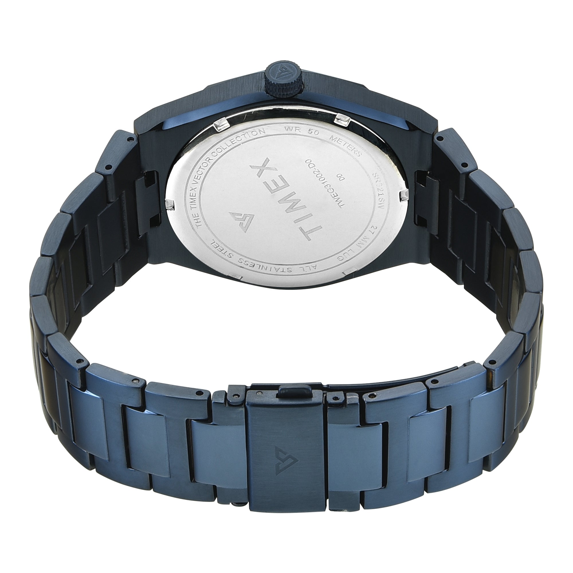 Timex Vector Blue Round Quartz Men Watch