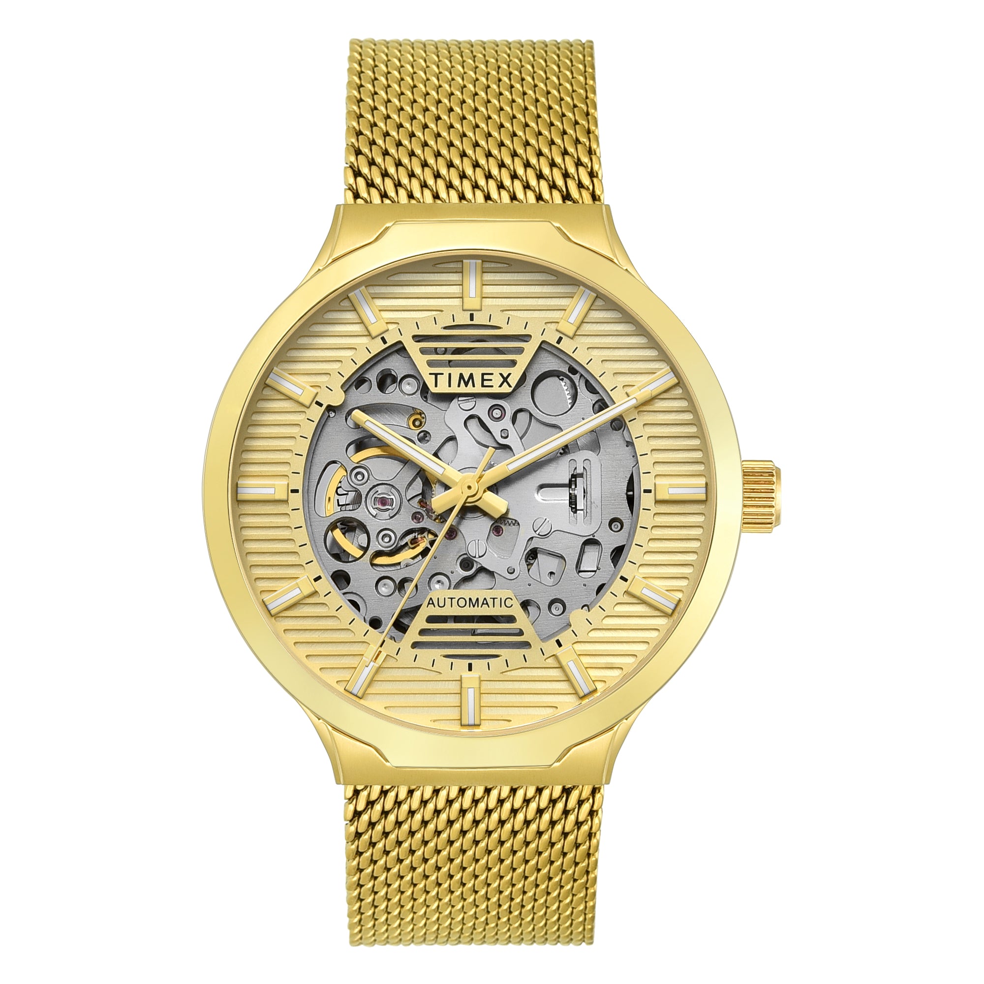 TIMEX Signio Champagne Round Dial Analog Men's Watch - TWEG31500 ...