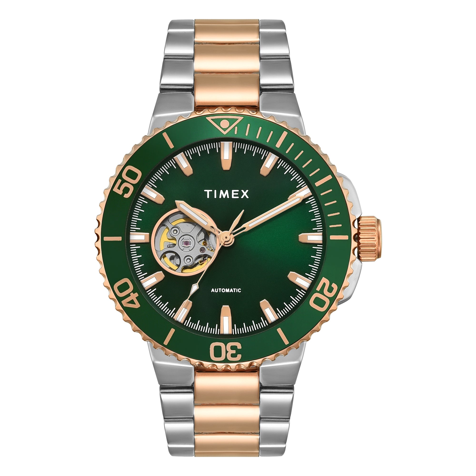 TIMEX Signio Green Round Dial Analog Men's Watch - TWEG31701