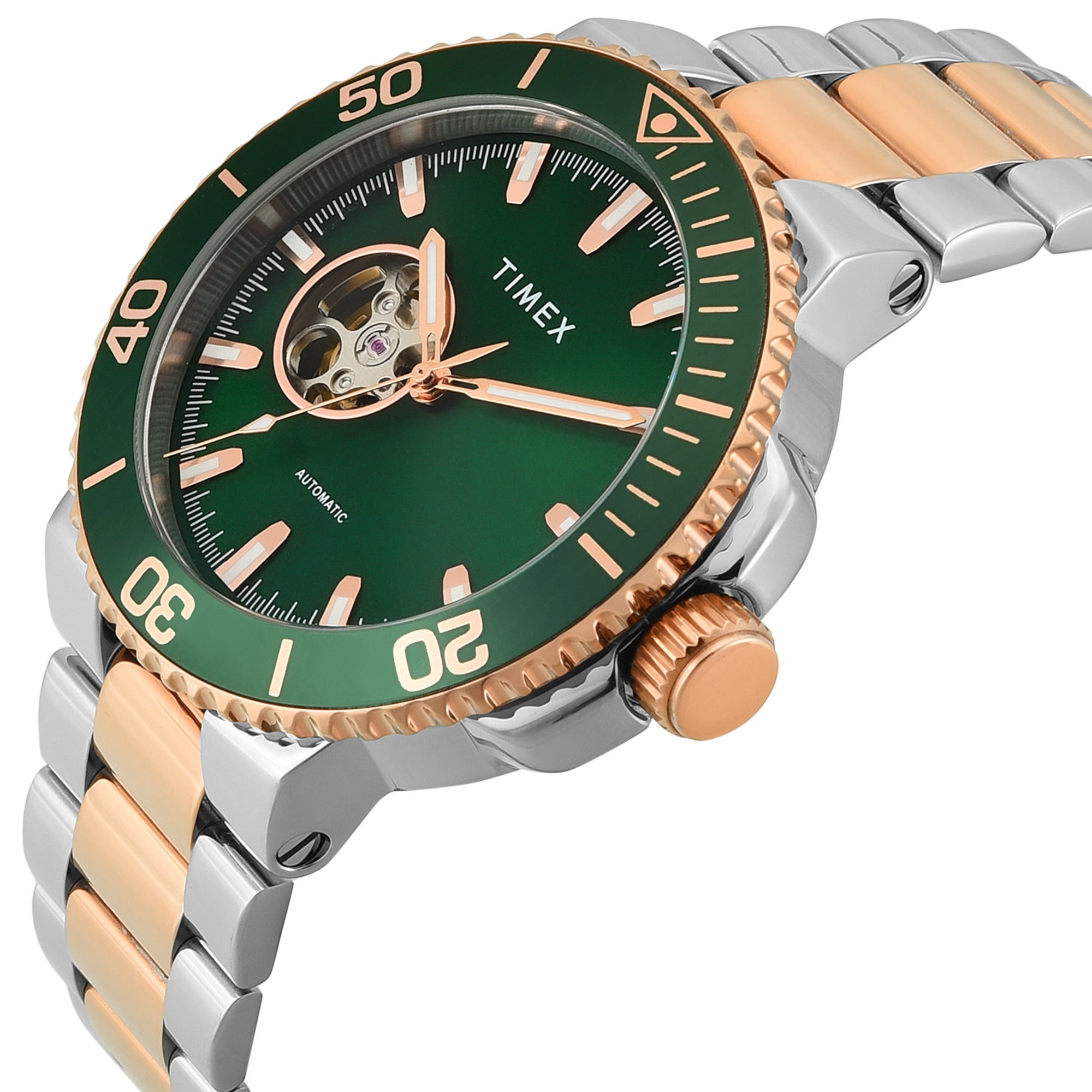TIMEX Signio Green Round Dial Analog Men's Watch - TWEG31701