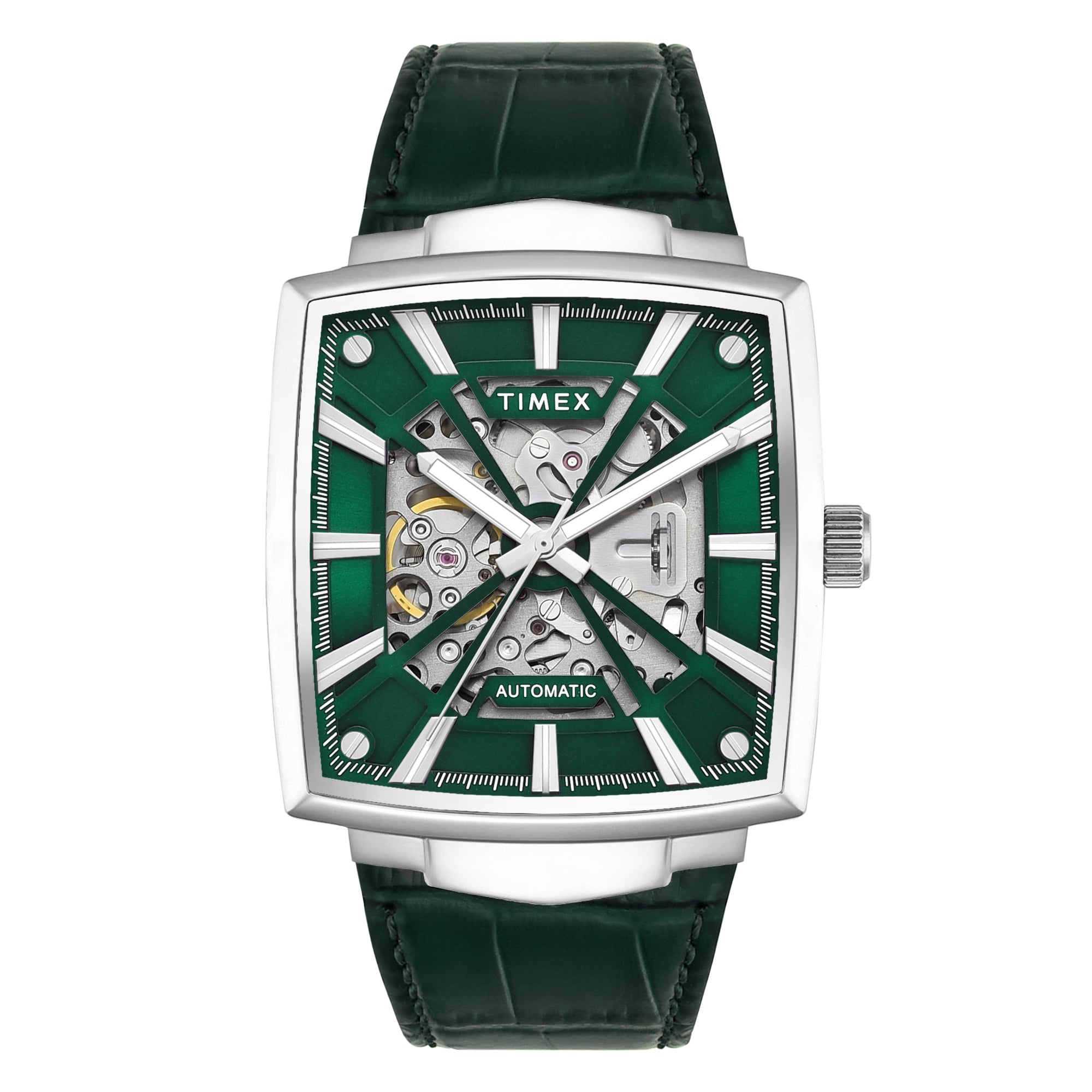 TIMEX Signio Green Square Dial Analog Men's Watch - TWEG32000