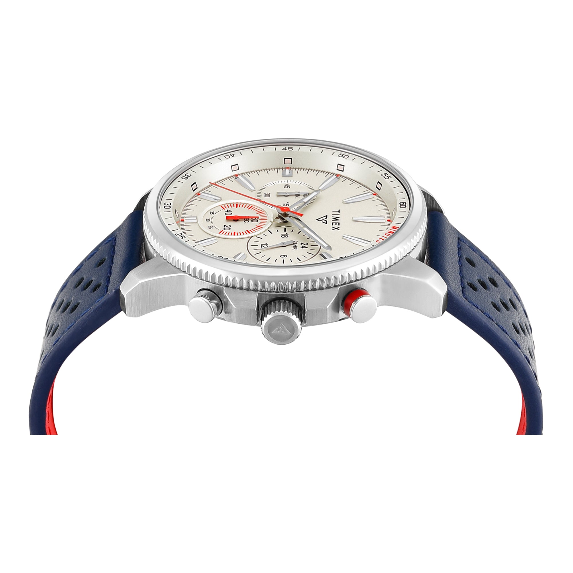 Timex Vector Round 46mm Silver Dial Analog Men Watch - TWEG35000