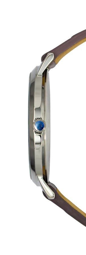 Timex Leather White Round Dial Quartz Analog Women Watch