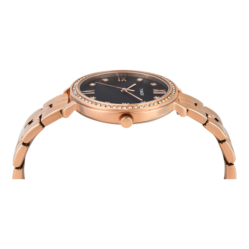Timex Round 21mm Blue Dial Analog Women Watch - TWEL14709 Watch Timex