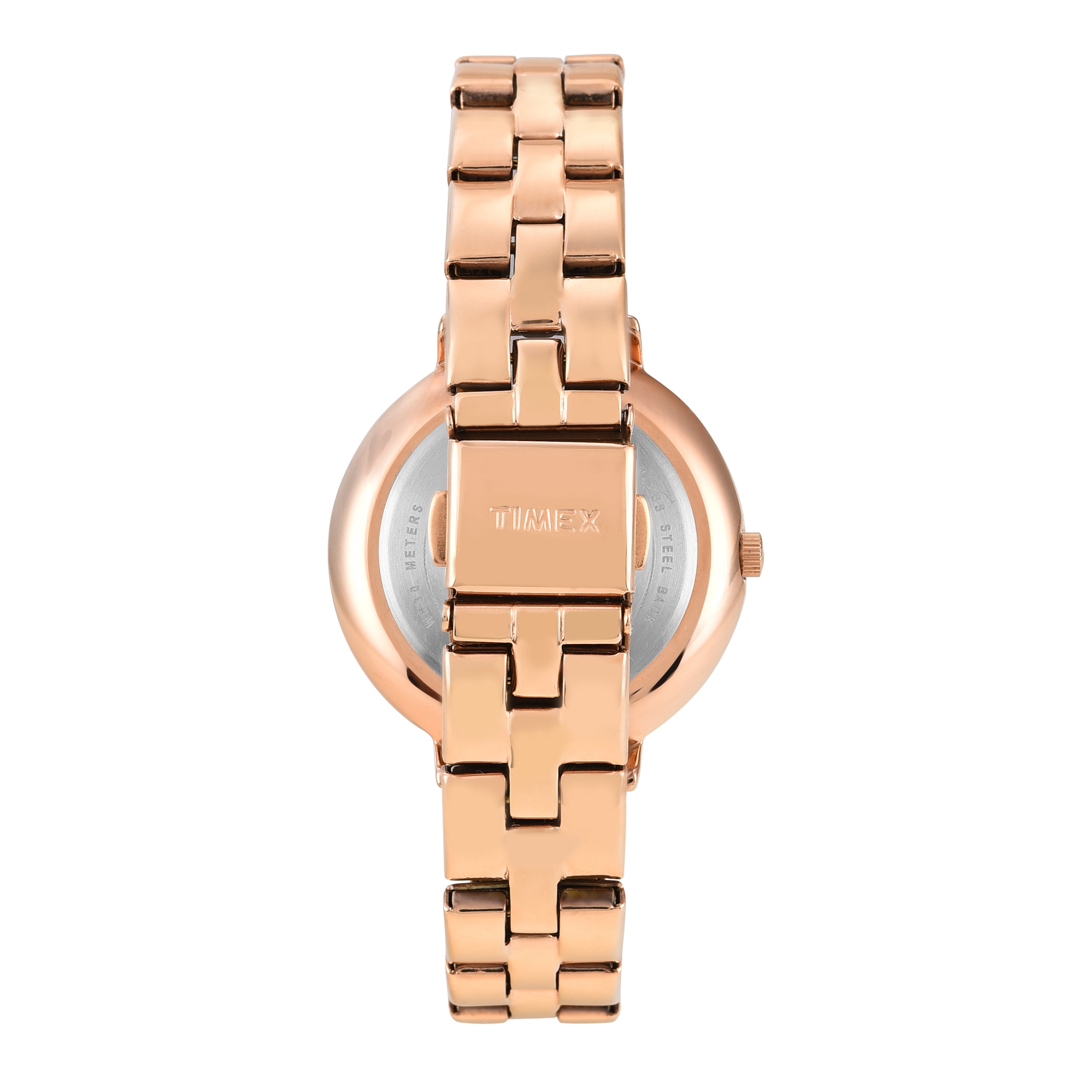 Timex Fashion Blue Round Dial Quartz Analog Women Watch