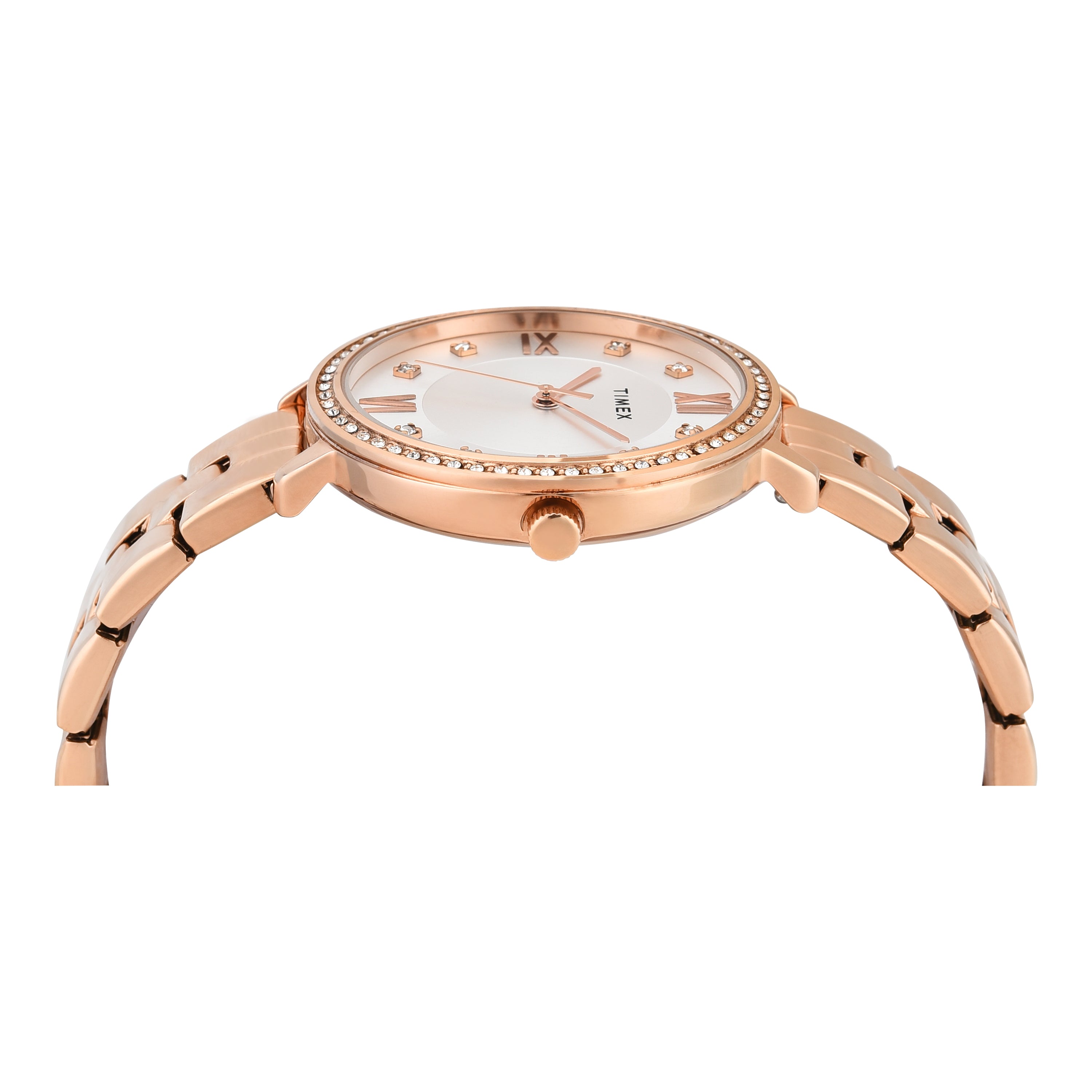 Timex Round 21mm Silver Dial Analog Women Watch - TWEL14711 Watch Timex