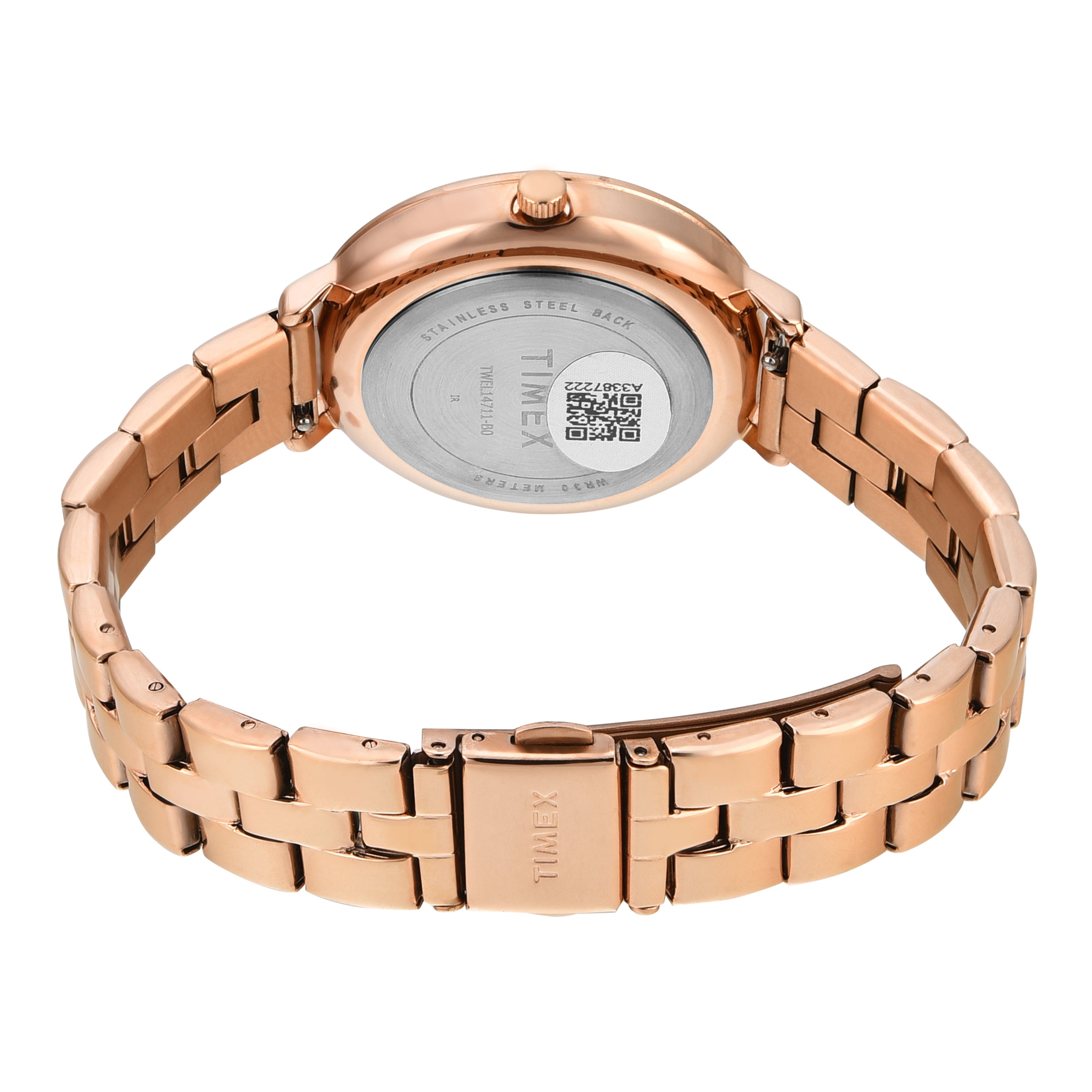 Timex Round 21mm Silver Dial Analog Women Watch - TWEL14711
