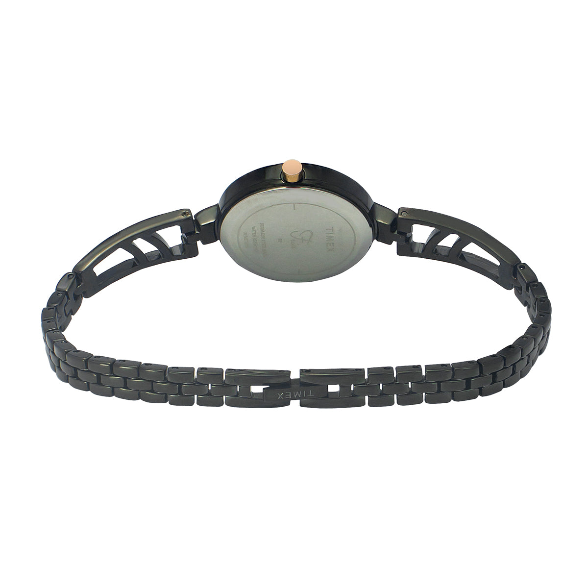 Timex Fria Round 21mm Black Dial Analog Women Watch - TWEL15205 Watch Timex