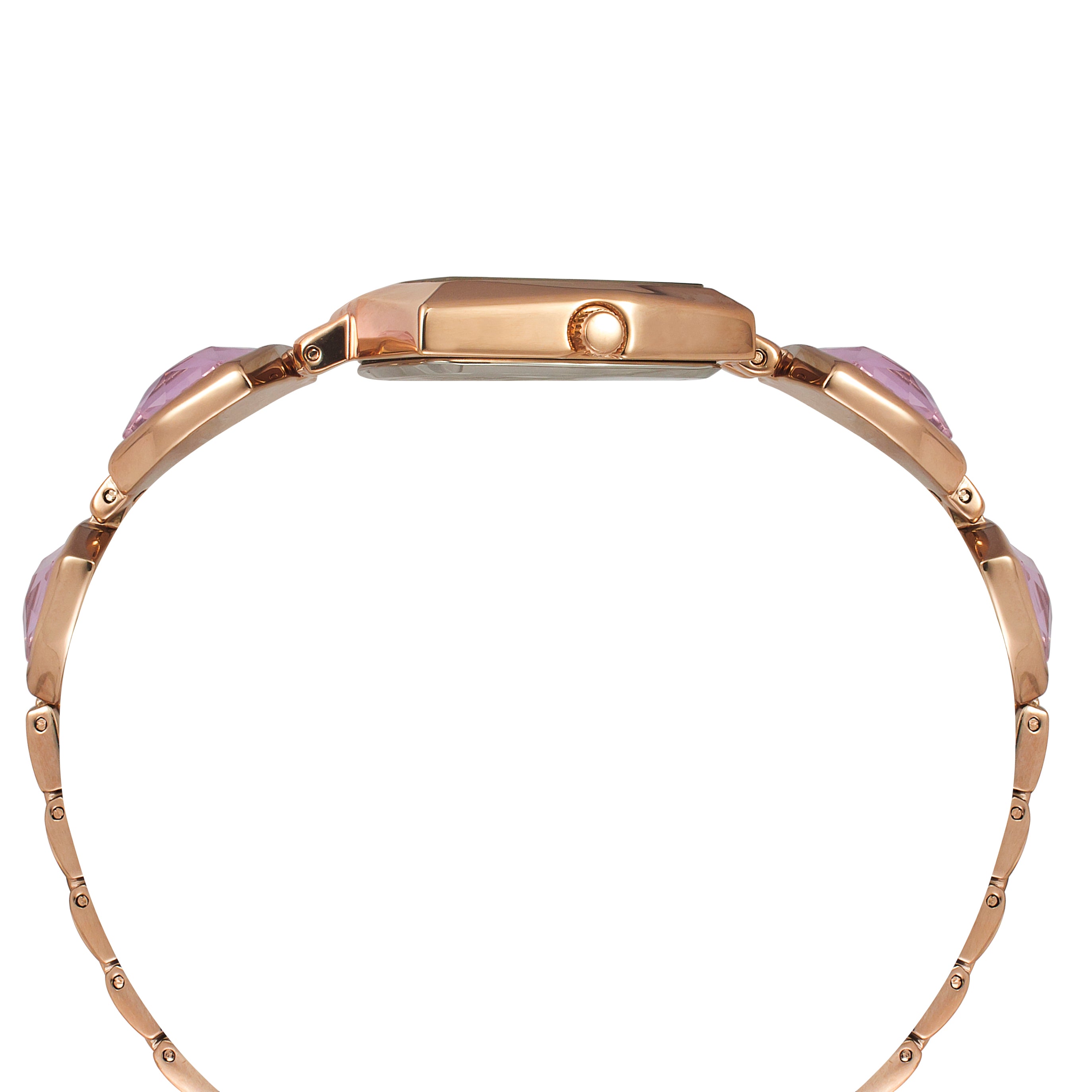 Timex Fria Square 21mm Pink Dial Analog Women Watch - TWEL16103