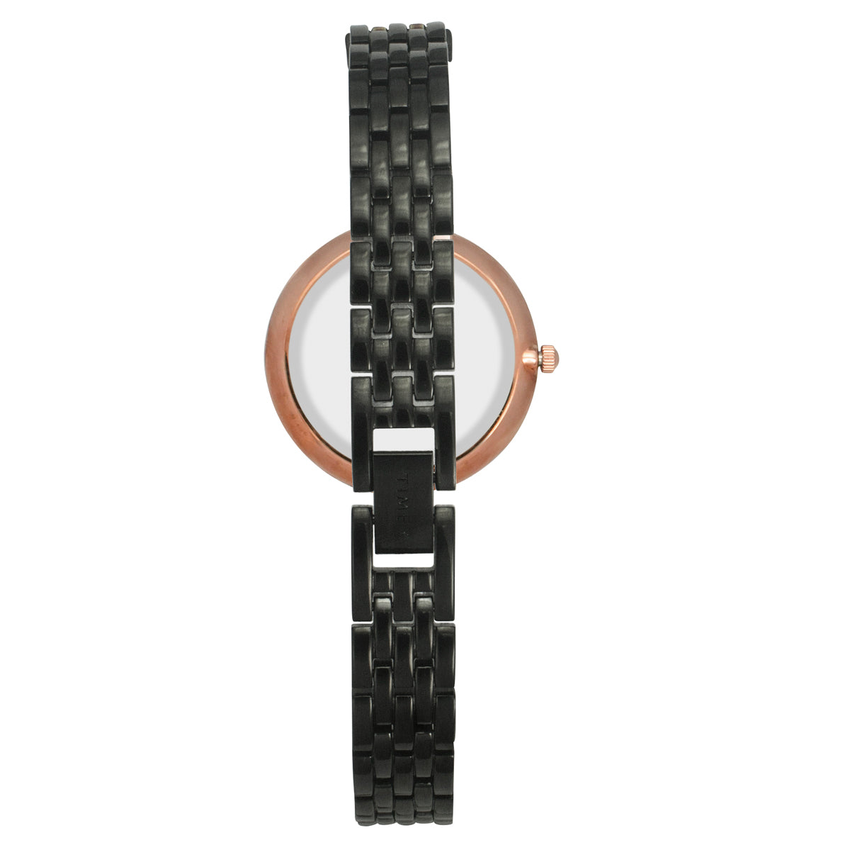 Timex Frial Black Round Dial Quartz Analog Women Watch