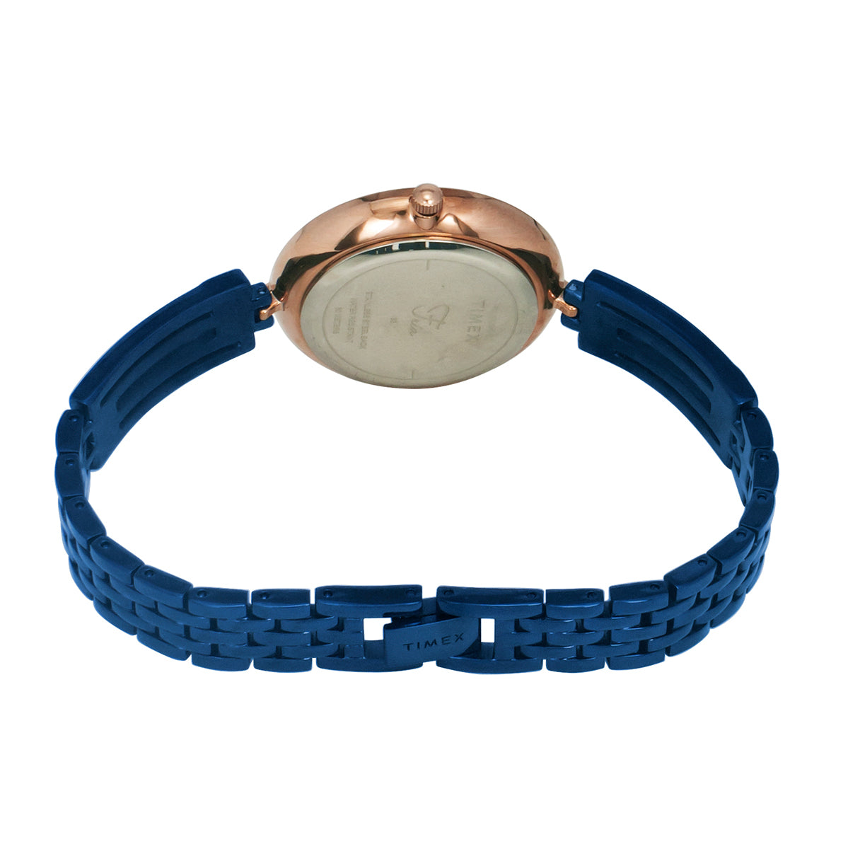 Timex Fria Blue Round Dial Quartz Analog Women Watch