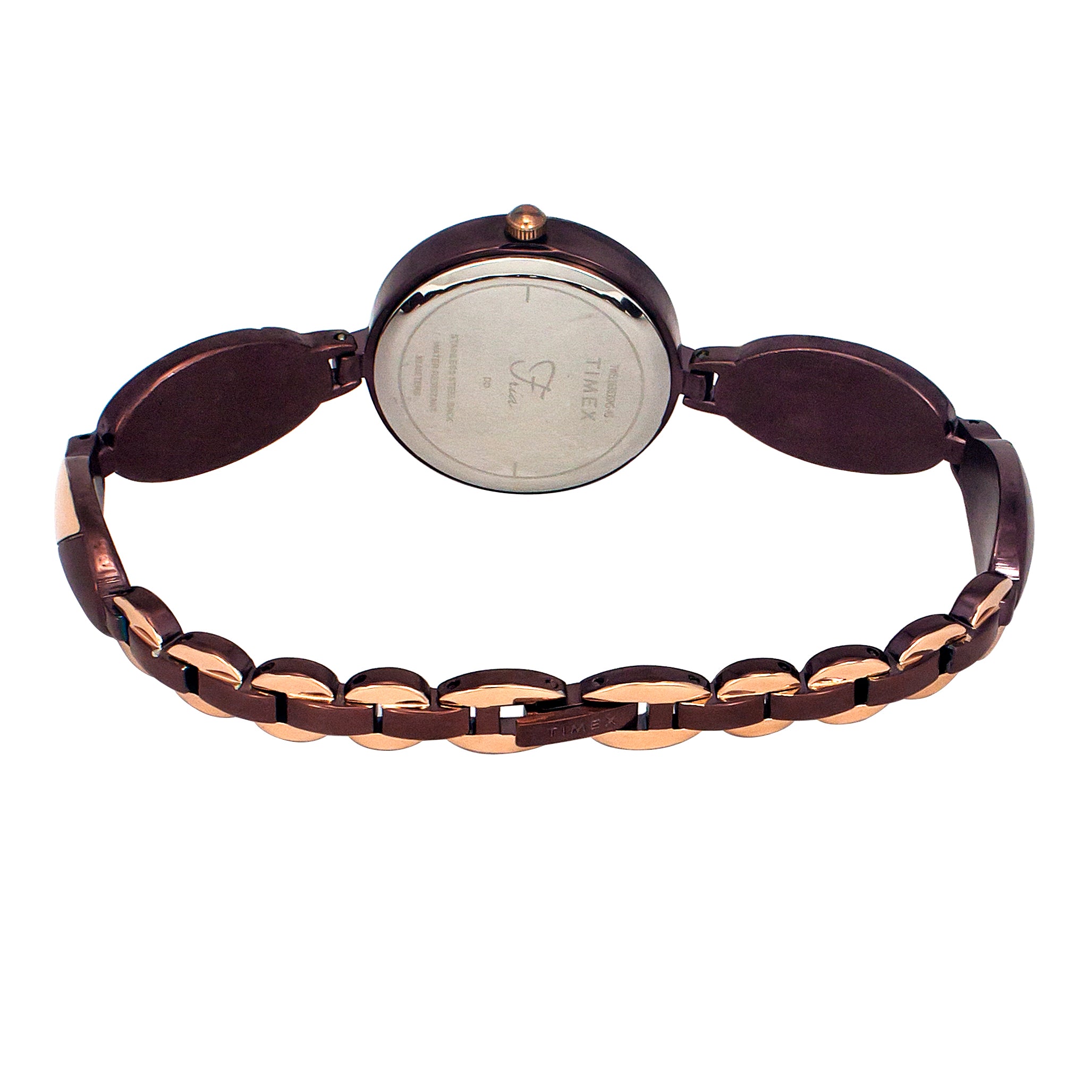 Timex Fria Brown Round Dial Quartz Analog Women Watch