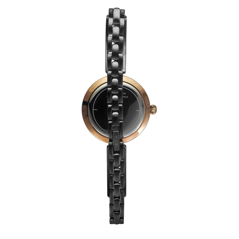 Timex Fria Round 21mm Black Dial Analog Women Watch - TWEL16500 Watch Timex