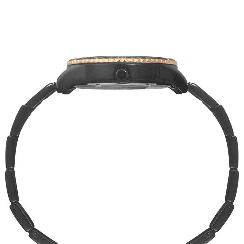 Timex Round 21mm Black Dial Analog Women Watch - TWEL16803 Watch Timex