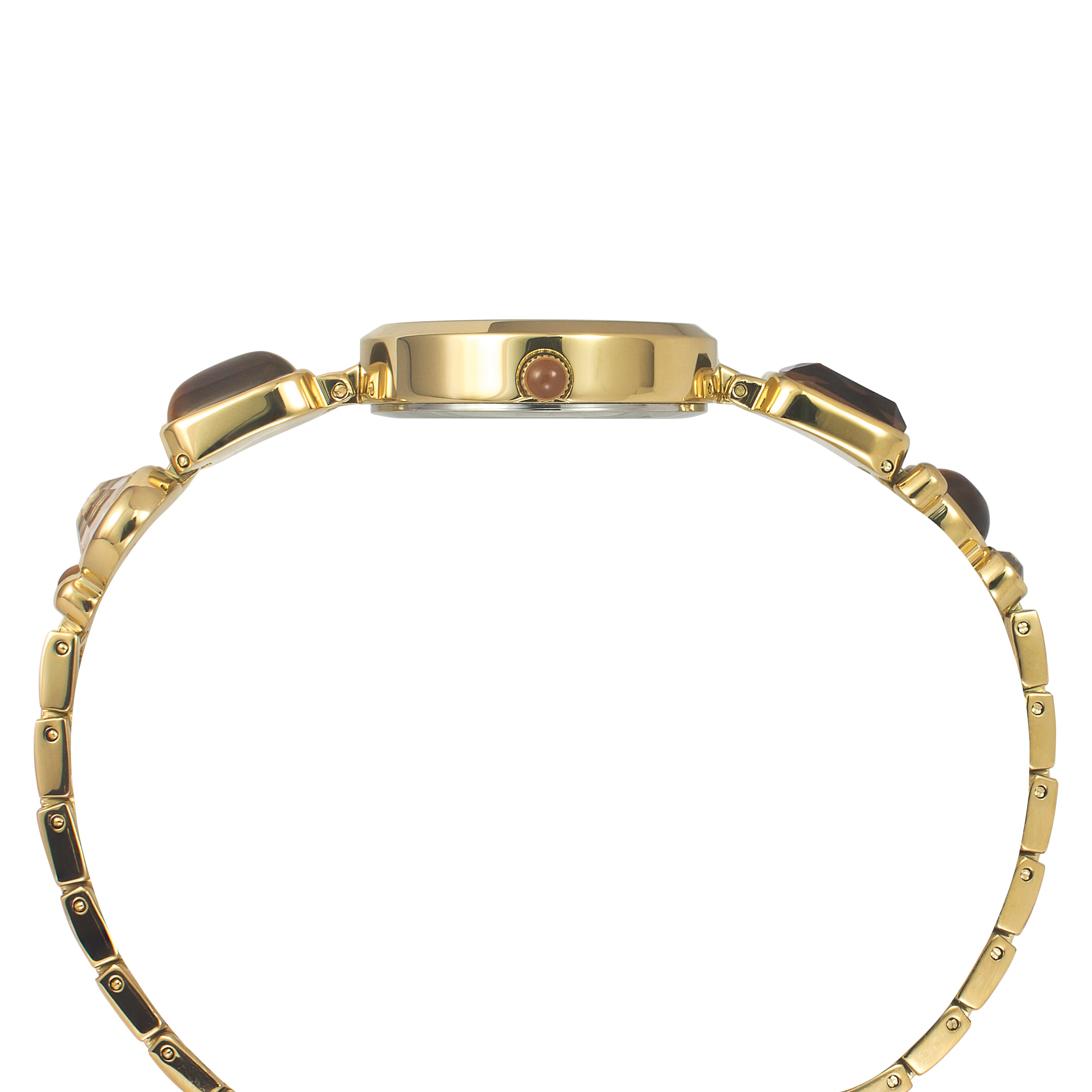 Timex Fria Brown Round Dial Quartz Analog Women Watch