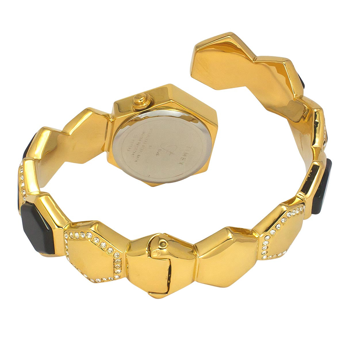 Timex Fria Hexagonal 21mm Black Dial Analog Women Watch - TWEL17900