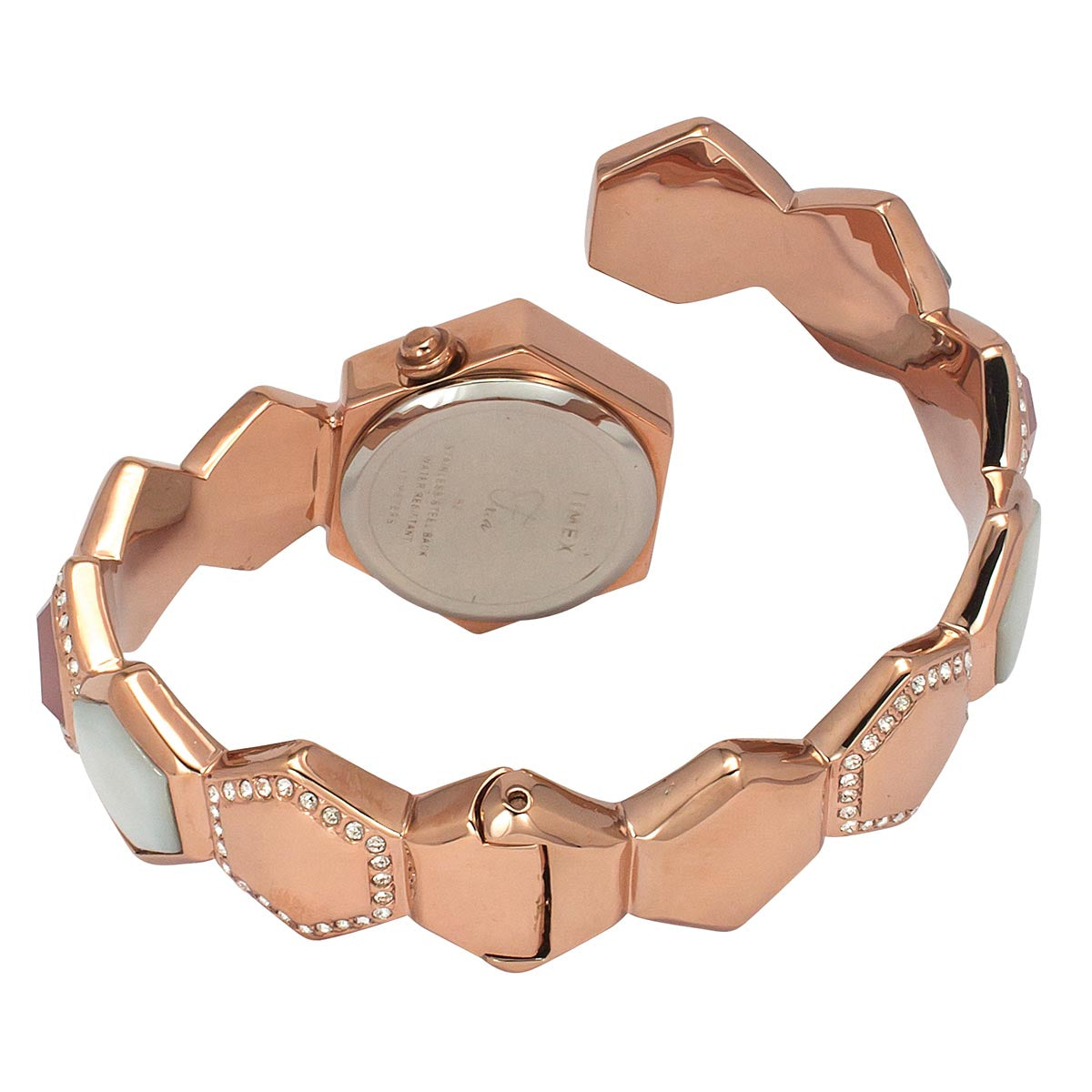 Timex Fria Women Pink Hexagon Dial Women Analog Watch