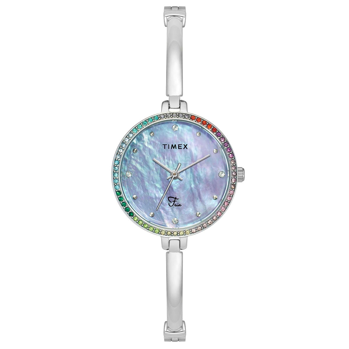 Timex Fria Round 21mm Blue Dial Analog Women Watch - TWEL18404
