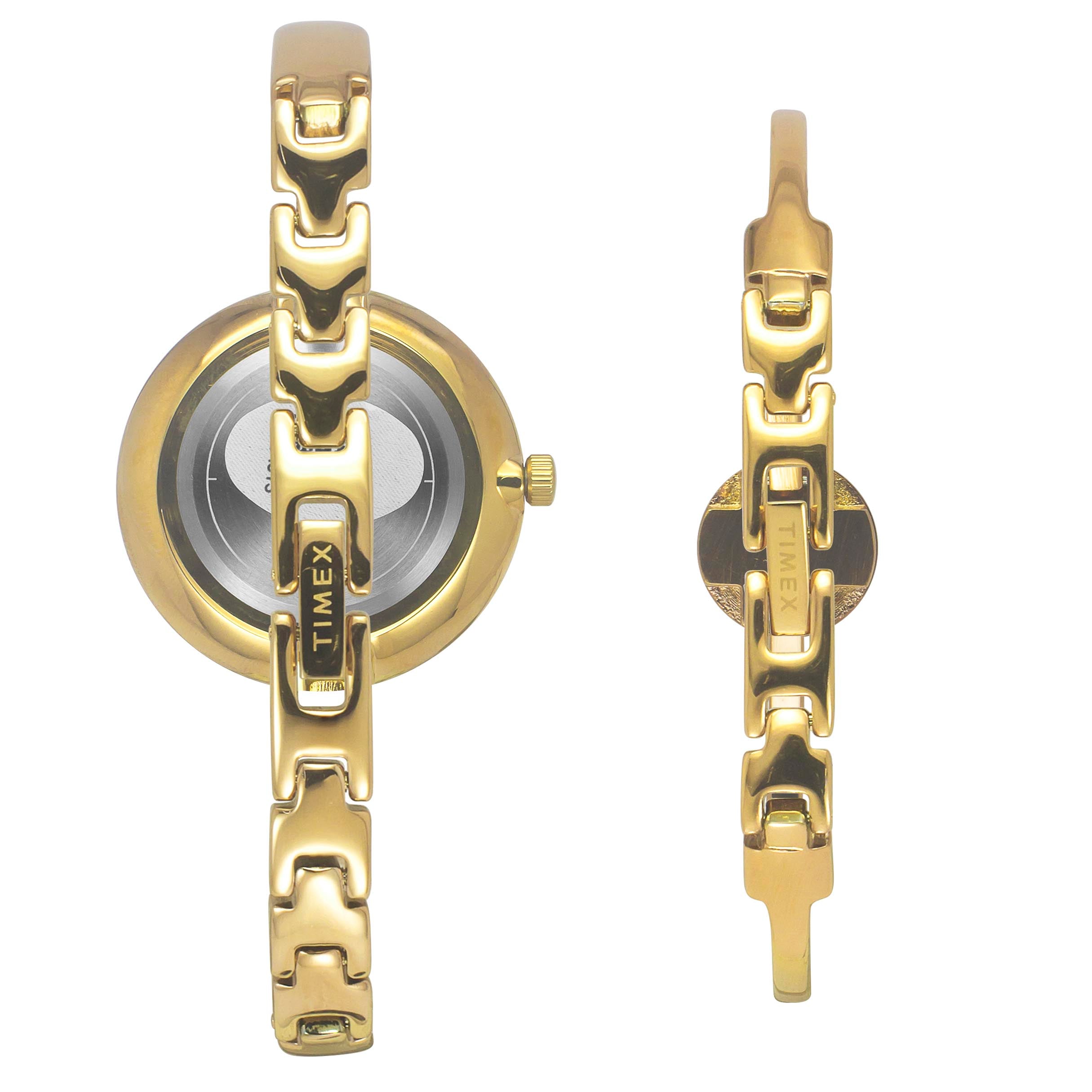 Timex Fria Leather Black Round Dial Quartz Analog Women Watch