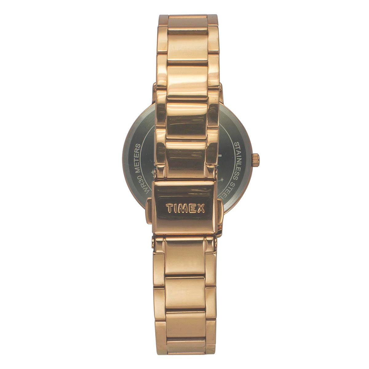 Timex Silver Round Dial Quartz Analog Women Watch