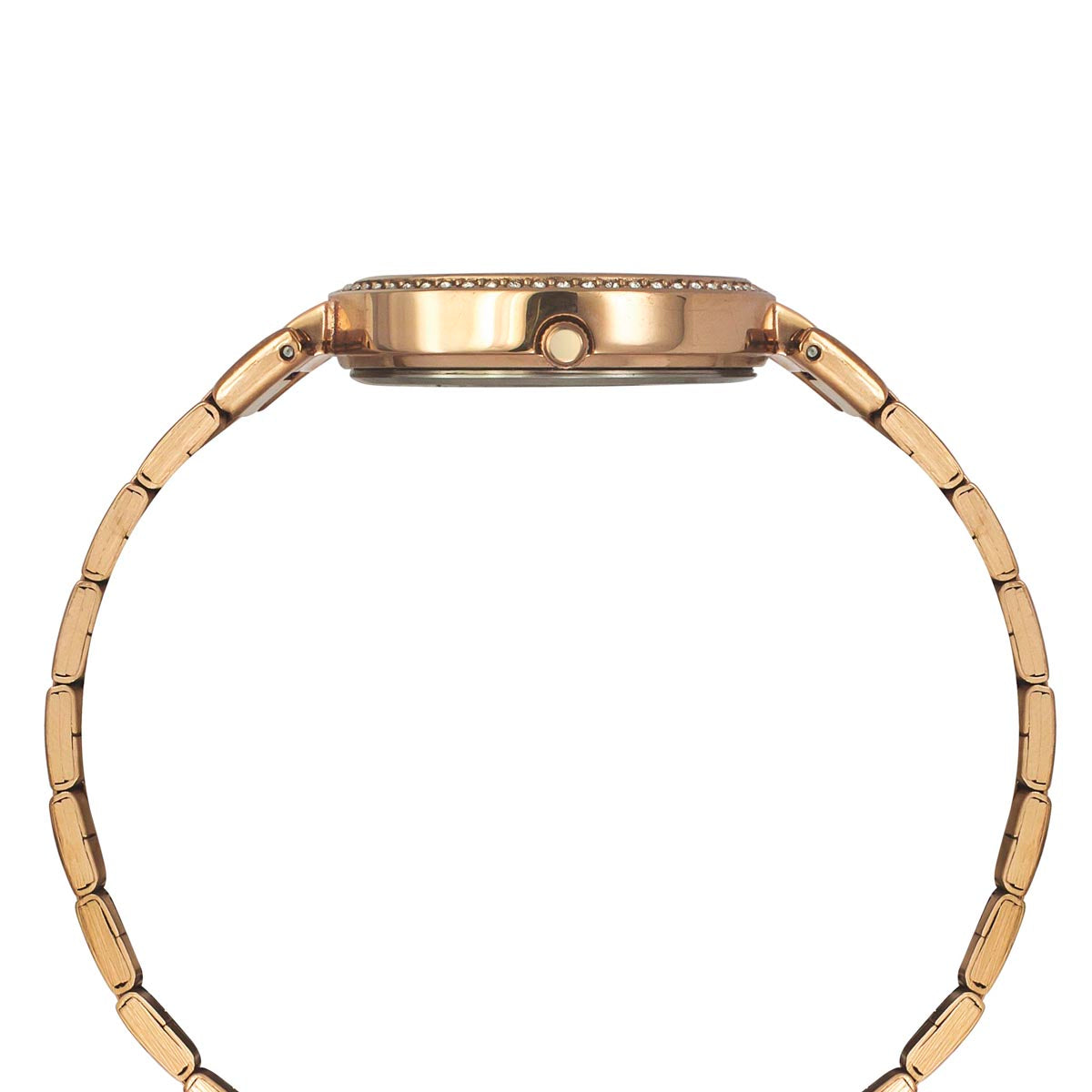 Timex Silver Round Dial Quartz Analog Women Watch