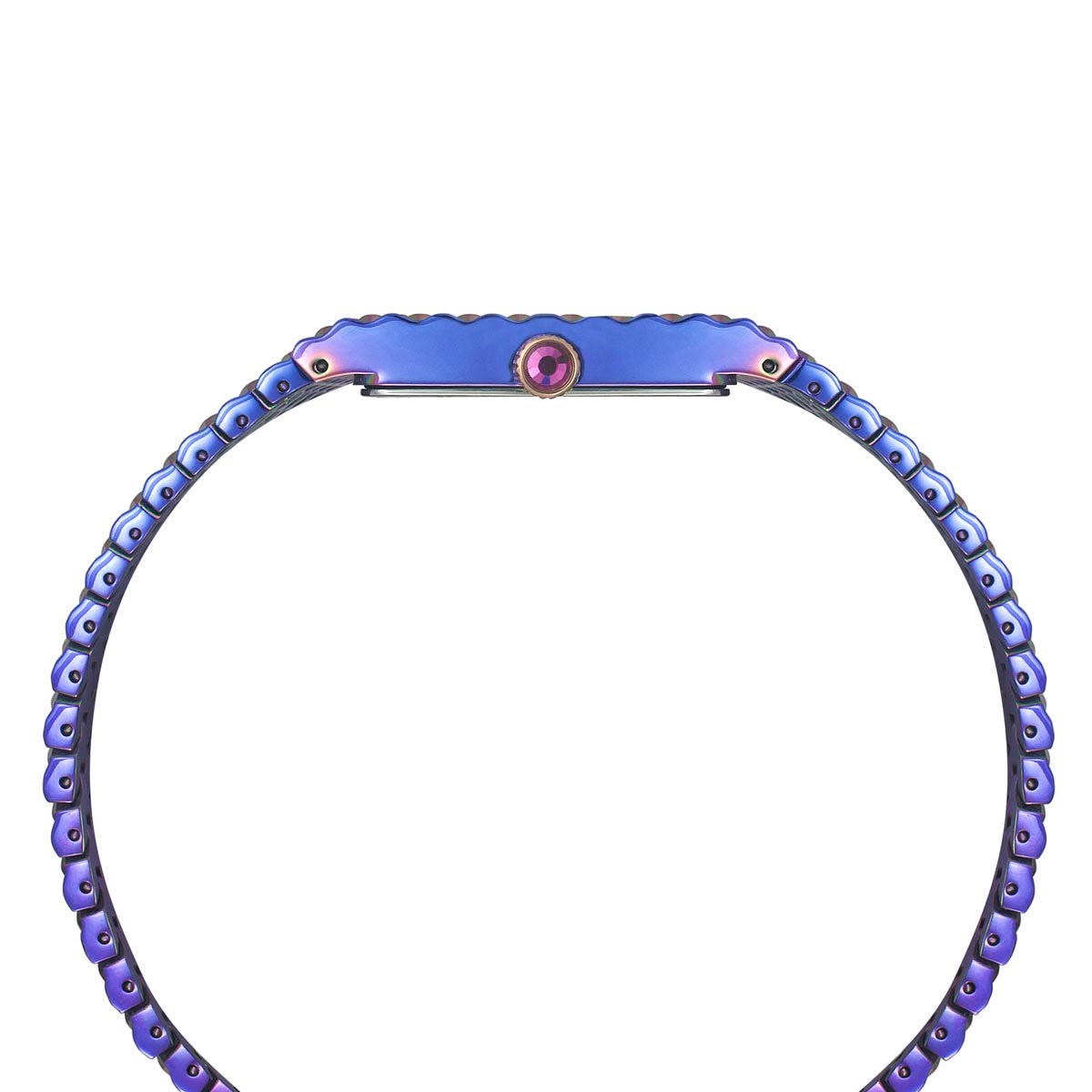 Timex Fria Mother of Pearl Purple Rectangle Dial Quartz Analog Women Watch