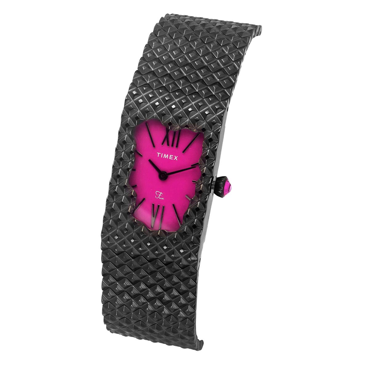 Timex Fria Rectangle 21mm Magenta Dial Analog Women Watch - TWEL77707