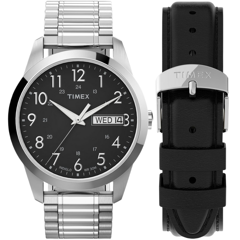 Timex Main Street Round 36mm Black Dial Analog Men Watch - TWG027900JQ Watch Timex