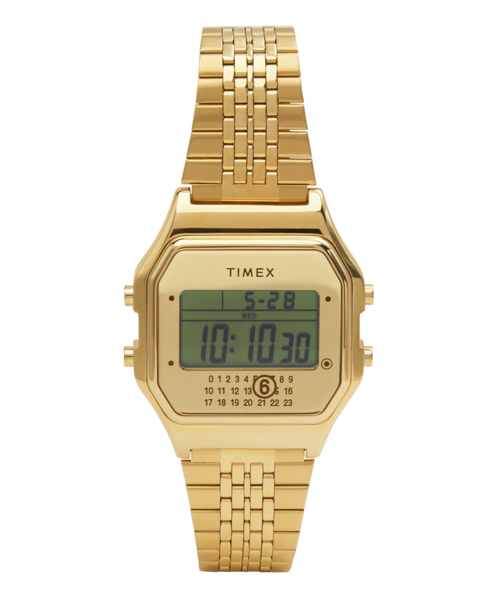 Timex  x MM6 T80 Octagonal Dial Digital Watch Gift Set