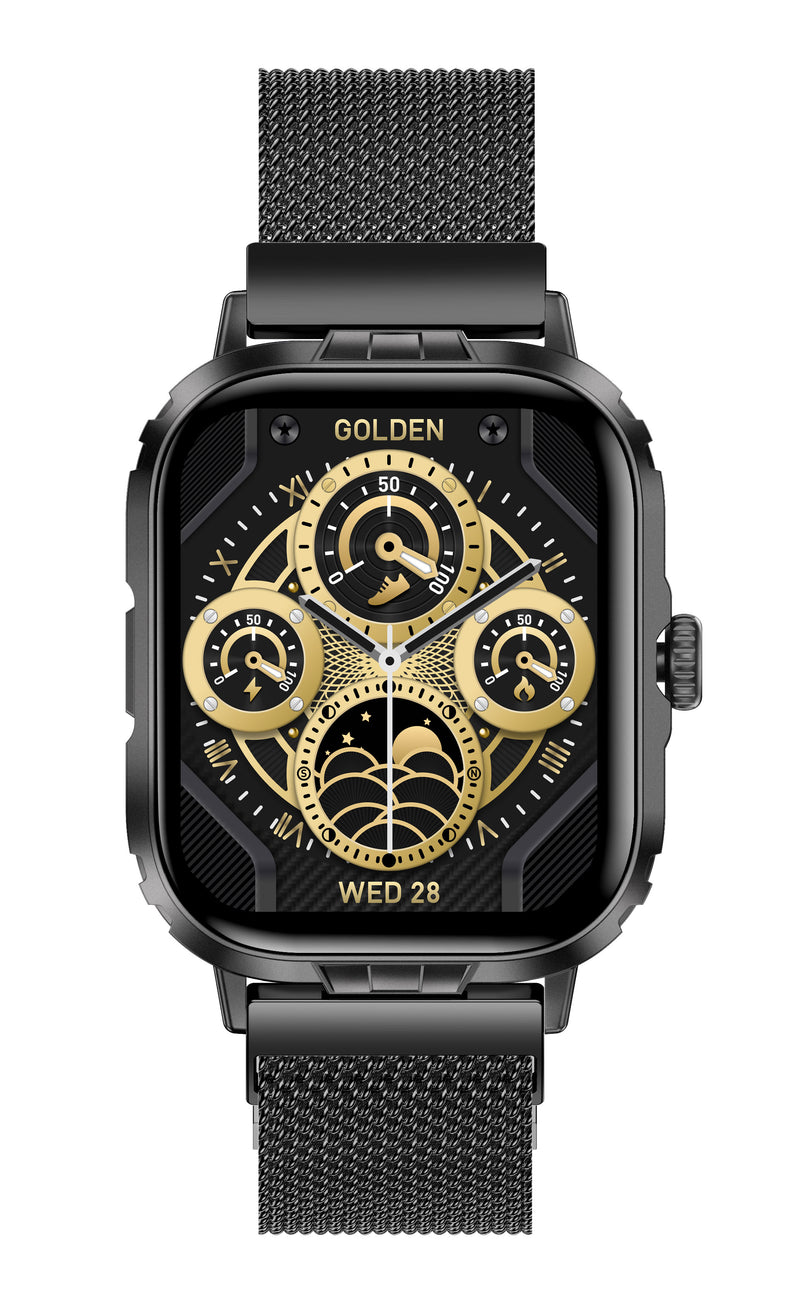 Timex iConnect Go+ 1.83"(4.64 cm) Display with BT Calling Unisex Smartwatch TWIXW1002T Watch Timex