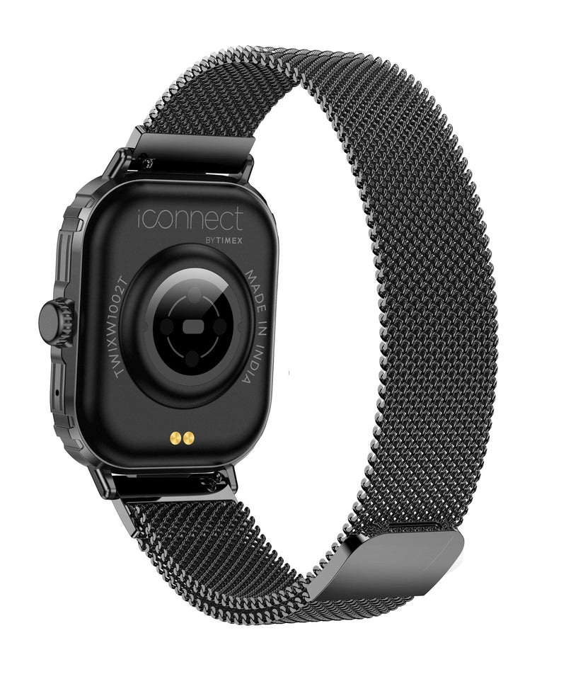 Timex iConnect Go+ 1.83"(4.64 cm) Display with BT Calling Unisex Smartwatch TWIXW1002T Watch Timex
