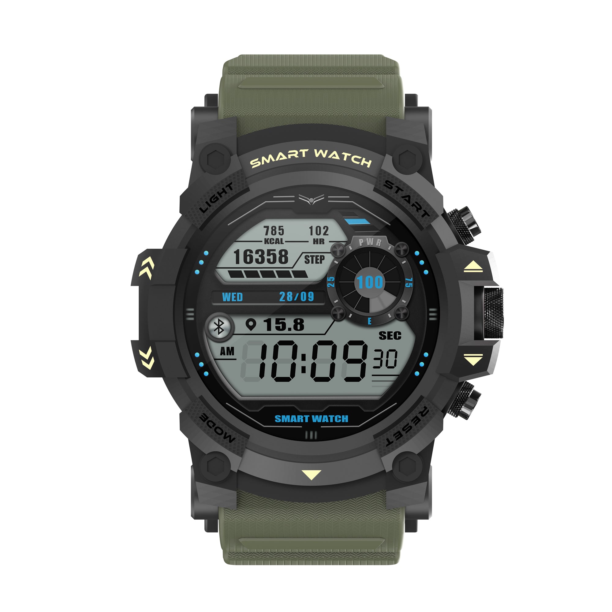 Timex iConnect Go 1.38"(3.50 cm) Display & BT Calling Unisex Smartwatch TWIXW801T Watch Timex