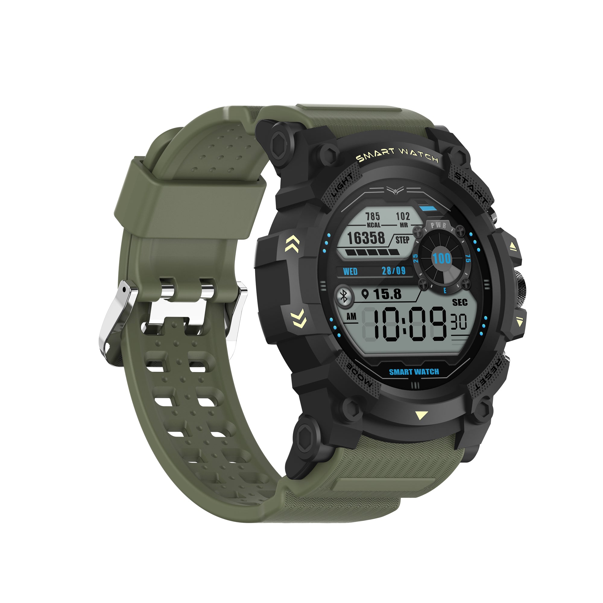 Timex iConnect Go 1.38"(3.50 cm) Display & BT Calling Unisex Smartwatch TWIXW801T Watch Timex
