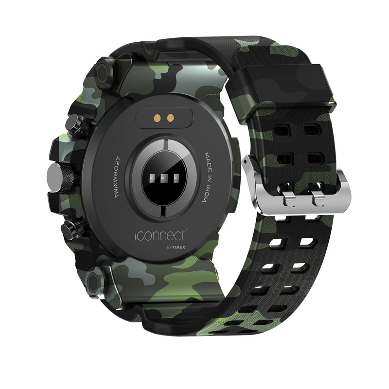 Timex iConnect Go 1.38"(3.50 cm) Display & BT Calling Unisex Smartwatch TWIXW802T Watch Timex